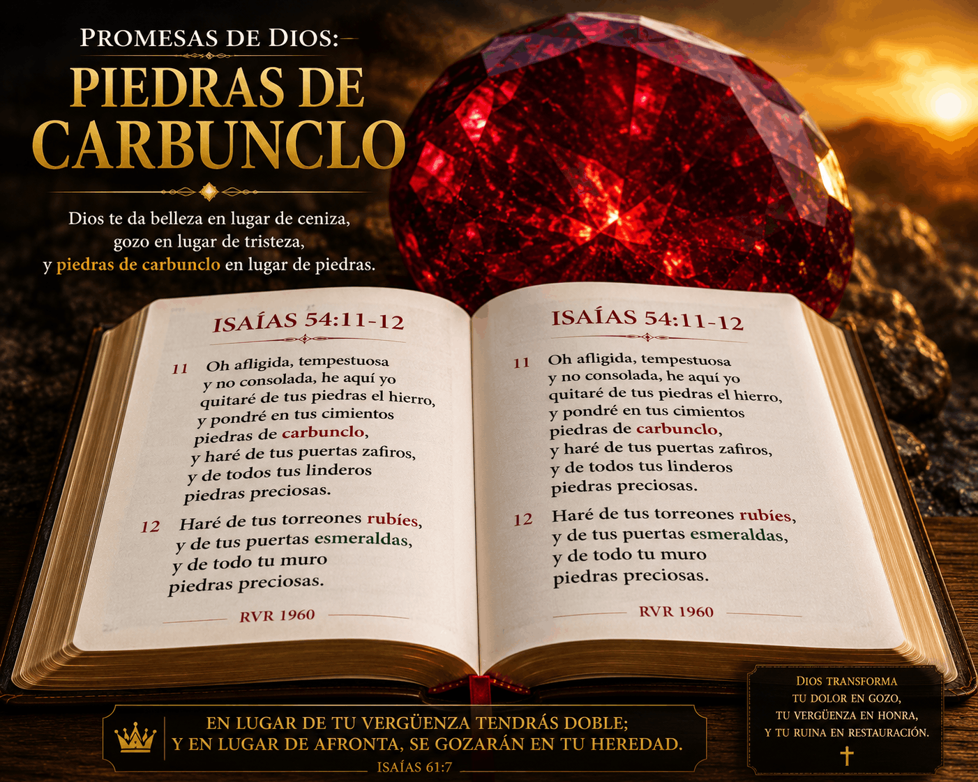 Belleza en la tormenta: La restauración de Dios frente al orgullo