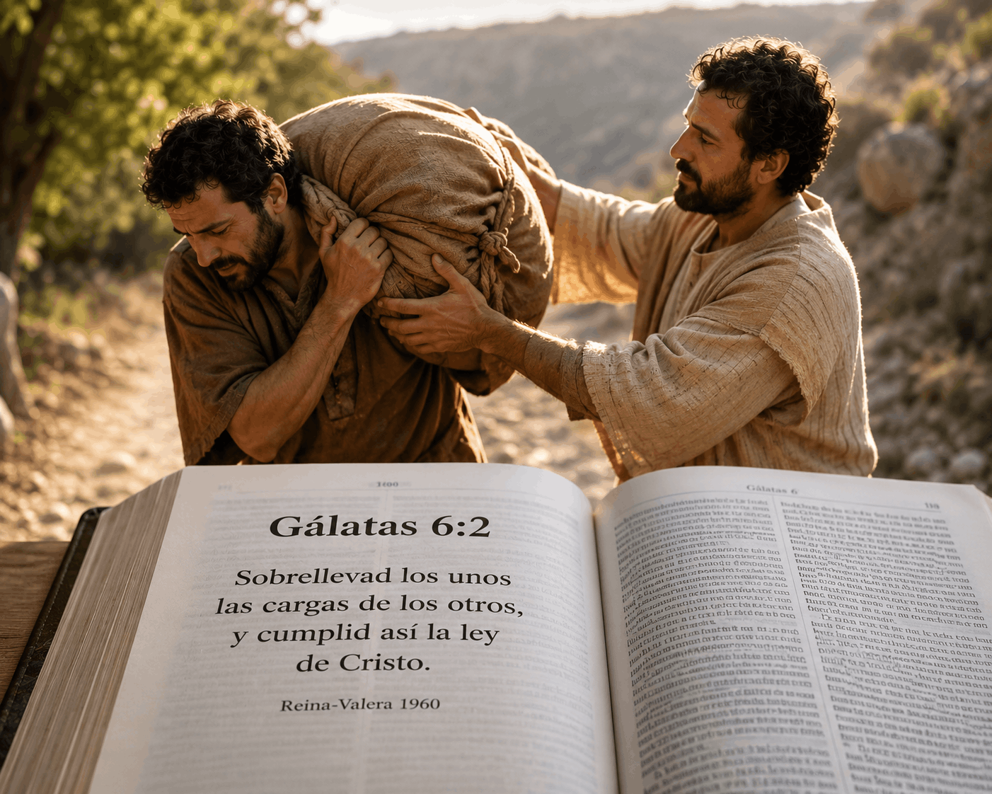 Llevar las cargas unos de otros: Reflexión en Gálatas 6:2